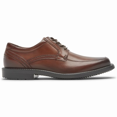 Sapatos Oxfords Rockport Style Leader 2 Apron Toe Homem Marrom PT-14750